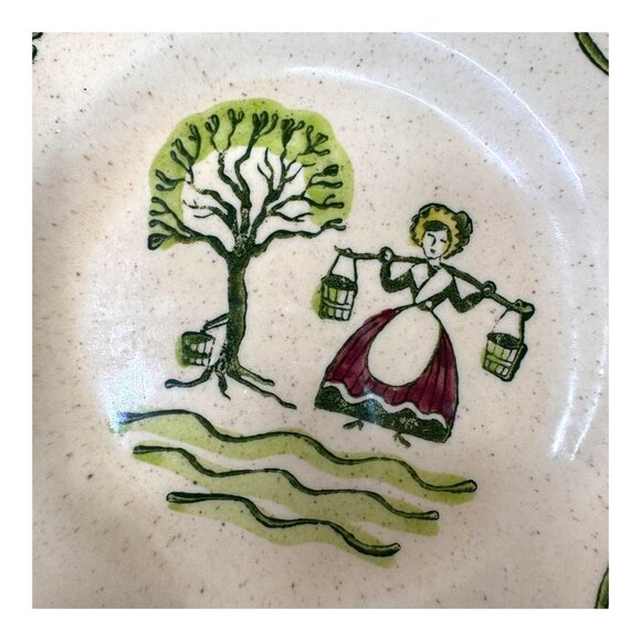 Metlox Poppy Trail Homestead Provincial 6.5" Bread Butter Plate Set of 4 READ - Picture 2 of 8